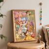 Disney digital oil painting Princess character art handmade diy gift home decoration