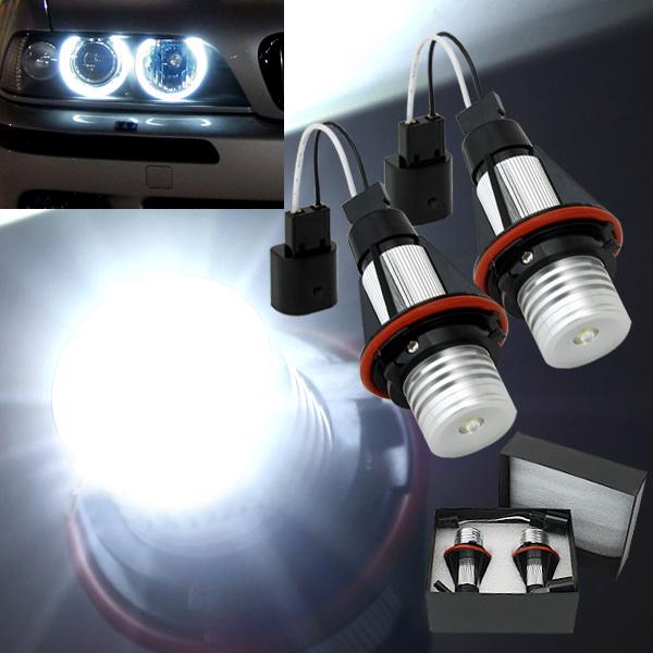 Buy High Power 5W CREE LED Angle Eyes Halo Ring Light Bulb For BMW E39 ...