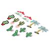 12pcs Plant Patches DIY Decoration Plant Appearance Cotton Iron On Patches Easy Iron Embroidered Patch for Dress Package