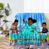 Gracie's Corner Theme Printed Blanket - Perfect for Couch, Bed, Travel & Outdoor Use | Machine Washable, Cozy & Durable.