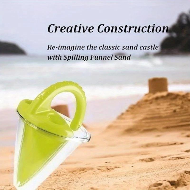 1pc Beach Sand and Water Mixing Funnel, Easy-to-Use Sand Castle Tool, Boredom-Busting Interactive Toy, Summer Seaside
