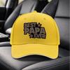 BEST PAPA EVER Adjustable Duckbill Baseball Cap  Classic Black Unisex Hat for Unisex  Women Lightweight Travel Gift