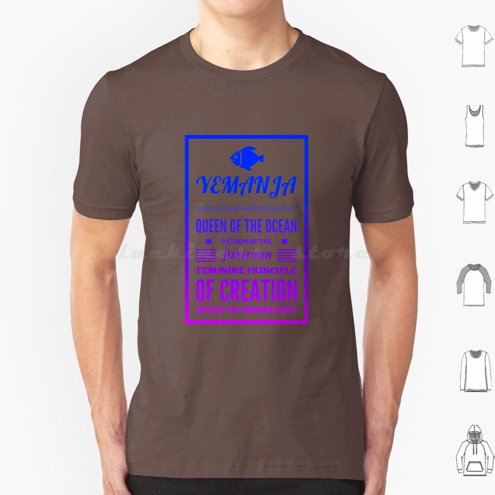 Yemanja Queen Of The Ocean T Shirt Men Women Kids 6xl Brazil Umbanda Iemanja Afro Candomblé Exú Macumba Sea Yoruba Africa