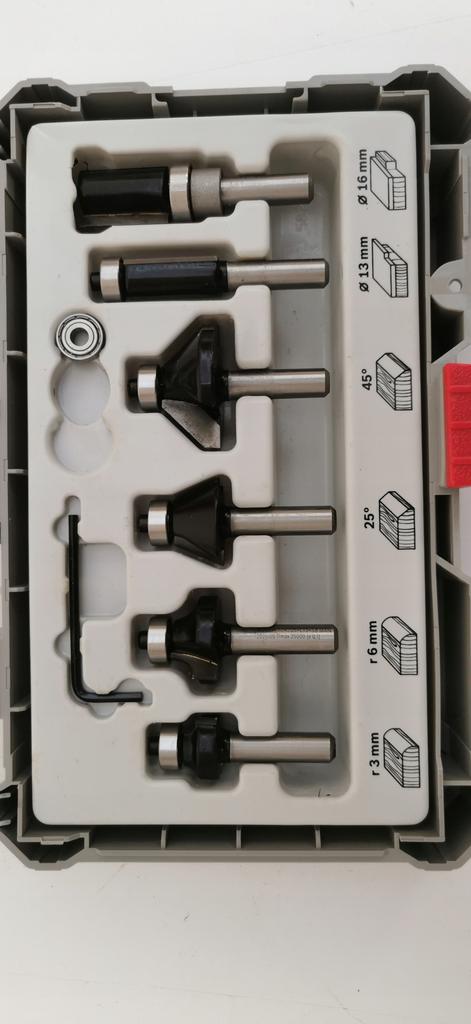 6-Piece Trim & Edging Cutter Set, 8mm Handle