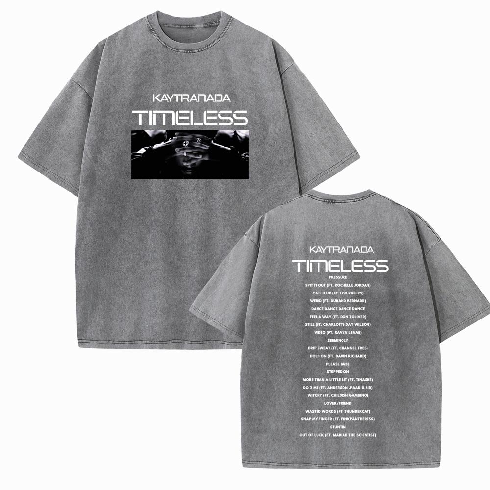 Kaytranada Timeless Shirts Vintage Harajuku Summer  Unisex O-Neck Short Regular  Sleeve Cotton T-Shirts