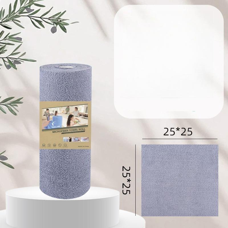 20pcs Cleaning Cloth Roll,Tear Away Reusable Paper Towels Pink, Commercial Shop Rags, Microfiber Towels for Cars, Lint Free Cleaning Rags for Kitchen