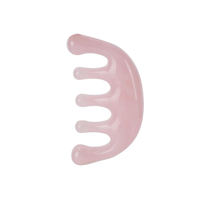 

1pc Five-Tooth Scalp Massager Comb Portable Meridian Massage Tool Head Relaxation Comb for Home Use