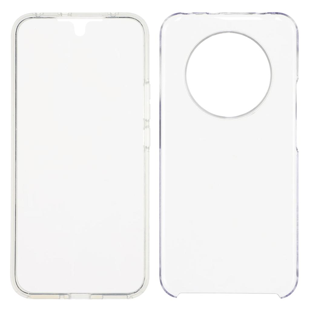 For Realme 14 Pro+ 5G Case TPU Frame Clear Acrylic Back Phone Cover with PET Film