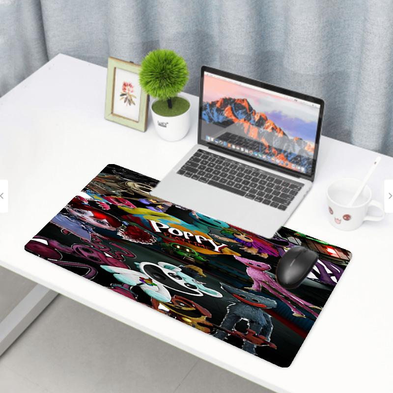 Poppy Playtime Print Mouse Pad, Anti‑Slip Desktop keyboard Mat, for PC Laptop Gaming Working Daily Use, Cool Festival Surprise Gift
