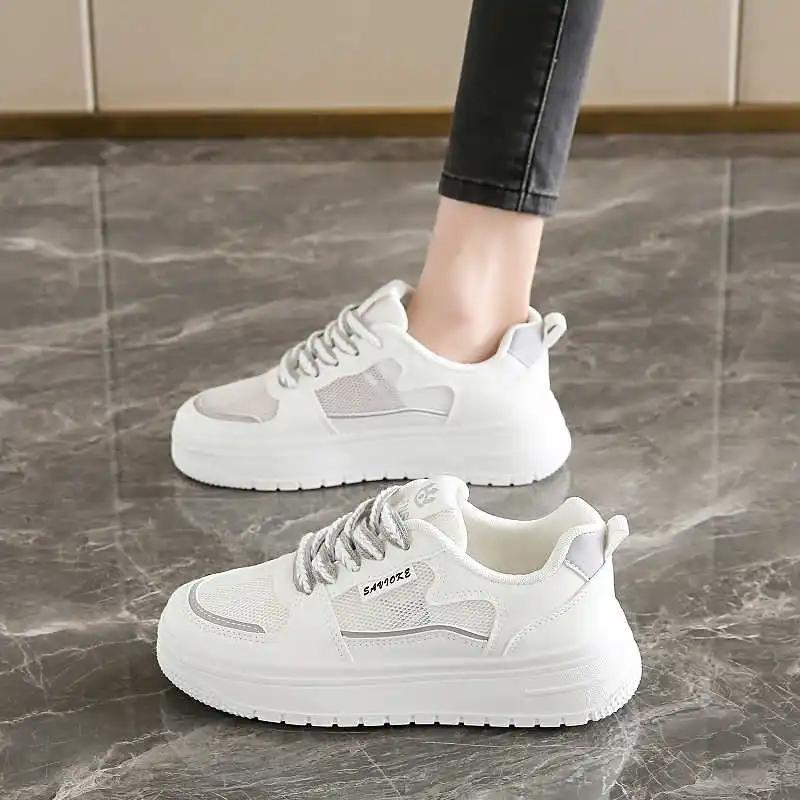 Fall Lace-up Rainbow Women's Sneakers Casual Moccasin Woman Luxury Brand Women's Purple Shoes Sport Trainers Unique Casuall