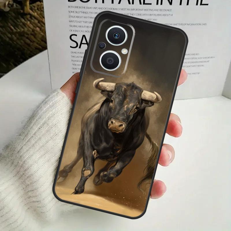 Bullfight Bull Fighter Phone Case For OPPO Reno 8T 14F 13 F 12 11 10 14 Pro 7 8 Lite OPPO Find X8 X6 X5 X9 Pro Cover
