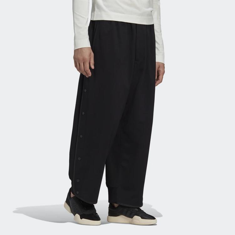Y-3 Button-Up Loose Casual Pants Unisex Bottoms Black GK4364