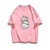 Chiikawa Toilet Time T-Shirt Women's Short Sleeve T-Shirt Cute Summer Comfort Pop T-Shirt Women's Fashion Casual Top
