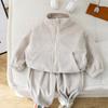 Children's Baby Sets Winter Fleece Casual Child Sets Sport Suit Girls Boys Coat Pants
