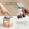 Kitchen Glass Spice Jars Moisture-proof Sealed Spice Box Set of Household Quantitative Spice Bottle Salt Shaker Spice Jar