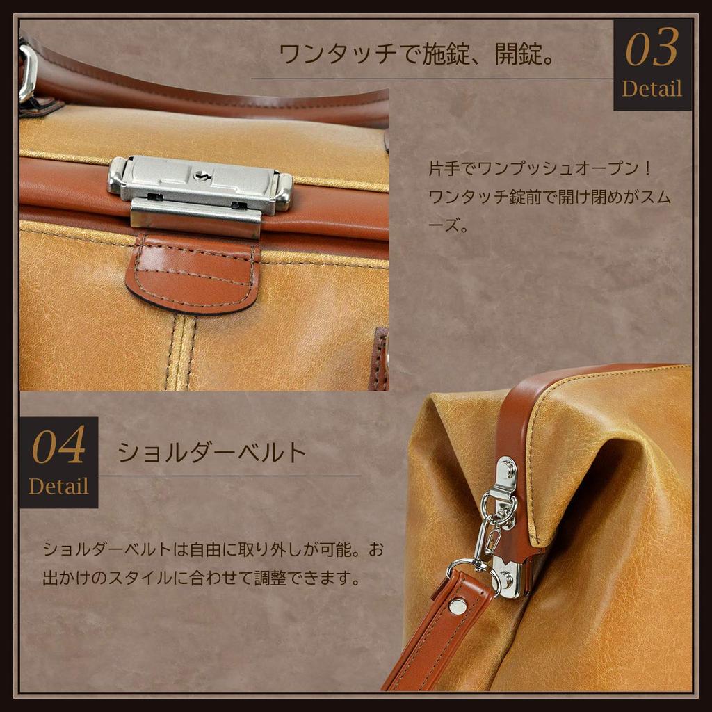 Toyooka Craftsmanship Domestic Boston Bag for 2 Nights Old Retro Texture Clasp Dulles Boston 46cm Original Shearling Gloves [Hirano Bag] Leather-like