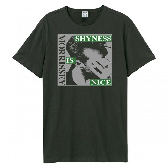 Amplified A timidez masculina é legal camiseta Morrissey XS carvão