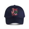 Jesus Is The Reason Christmas Candy Cane Decor Baseball Cap Fashion Unisex Sunhat Womens Outdoor Sports