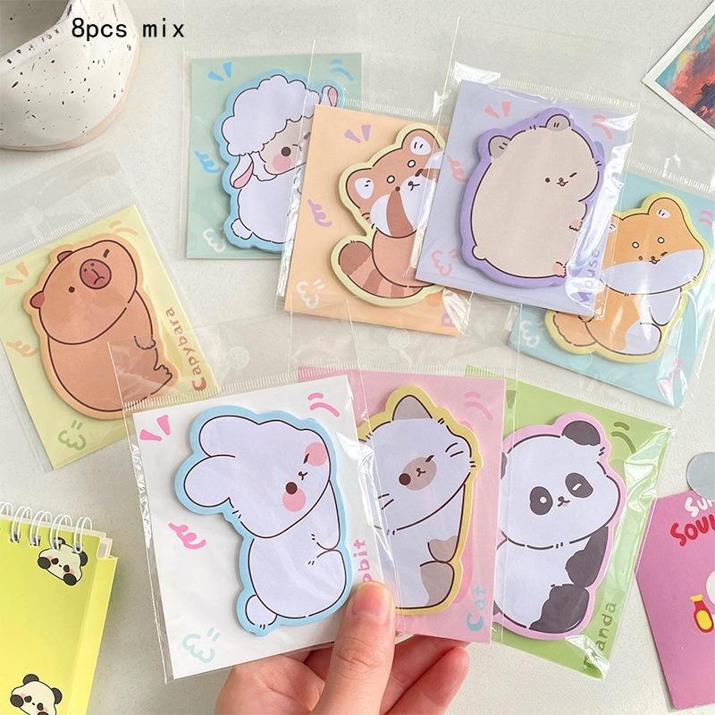 Office School Supplies Cute Cartoon Notes Kawai Student Stationery N Times Sticky Wholesale Lovely Memo Pad Notebooks Pads