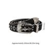 Adjustable Pin Buckle Belt for Adult Sequins Belt for Street Culture Enthusiasts