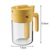 User Friendly Seasoning Container with Clear Glass and Space Saving Design
