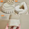 2024 Women's Korean High-Top White Winter Sneakers, Thick-Soled and Warm for Students, Style XX-12261-1