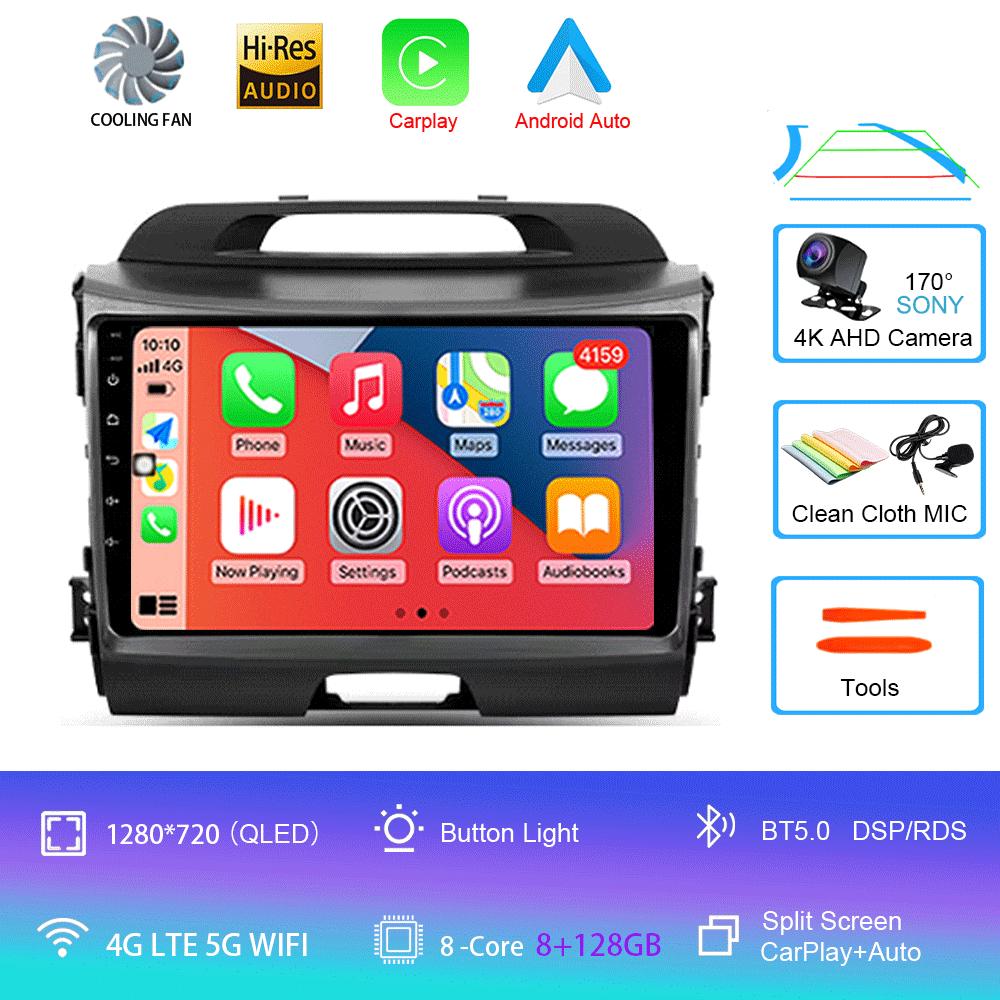 Android 14 Car Radio For Kia Sportage 3 SL 2010 - 2016 Multimedia Video Player Navigation GPS No 2din 2 din dvd