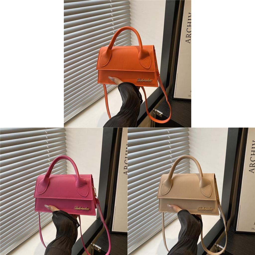 Street Style Pu Small Shoulder Bag With Car Stitching For Daily Use