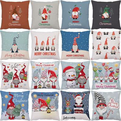 Amazon Hot Pillow Cartoon Doll Christmas Pillow Cover Sofa Cushion Cover Seat Cushion Cover