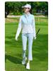 Women's Windproof Long Sleeve Golf Jacket - Autumn/Winter Sunscreen, Korean Style, Warm and Slimming Sportswear