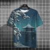 Vintage T-shirt Men's T-shirt Japanese T-shirt Street Style Summer Round Neck Streetwear Fashion Casual Shirt 3D Print T-shirt