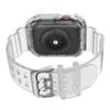 Replacement Watchband TPU Adjust Size Prevent Fading Simple Style Watch Strap for Iwatch Transparent for 38 40 41mm