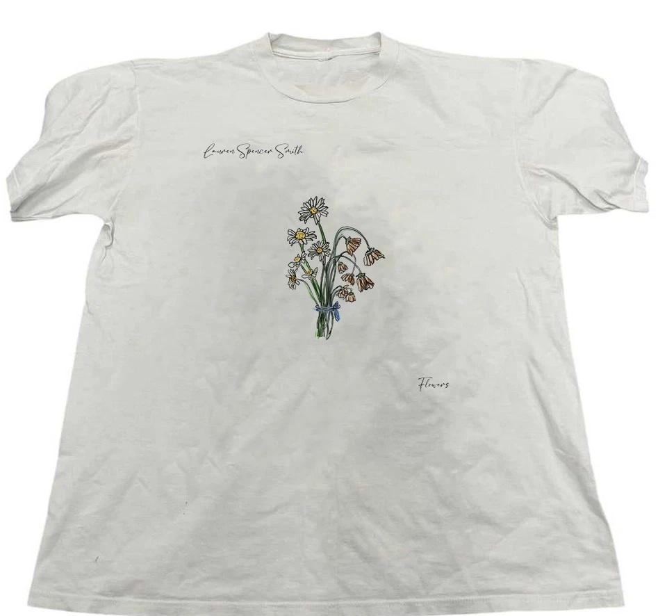

Lauren Spencer Smith The Art of Being A Mess Tour 2025 Europe Australia Graphic Breathable Shirt Oversized Short-sleeved Shirt S
