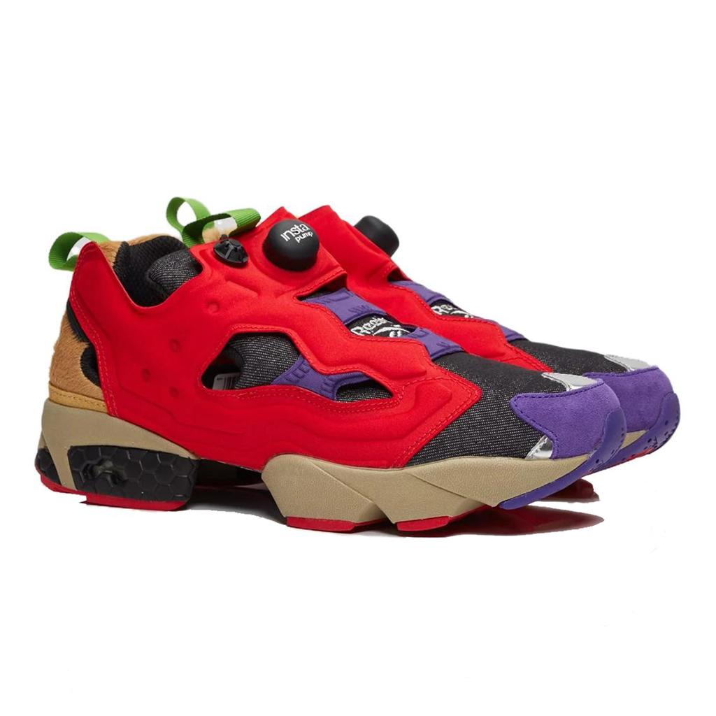 Reebok Teenage Mutant Ninja Turtles X InstaPump Fury OG Villains Pack - Bebop Unisex Sneakers Red Smokey-Acid Scarlet AR1446