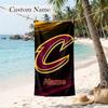 Cleveland Browns Custom Name Printed Beach Towel Personalized Soft Towel For Swimming Beach Travel