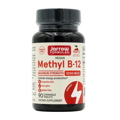 Metil B-12 Vegano 5000 mcg Gusto Ciliegia, 90 Compresse Masticabili