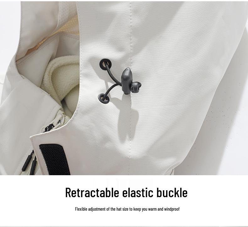 3-in-1 Outdoorjacke für Paare mit herausnehmbarem Futter - Winddicht, wasserabweisend und wasserdicht für den Bergsport