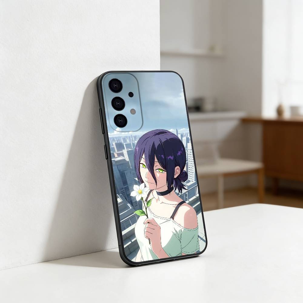 C-Chainsaw M-Man Reze Phone Case For Samsung S25,24,23,22,30,21,10,9,Ultra,Plus,Lite Soft Black Case Samsung S25Plus