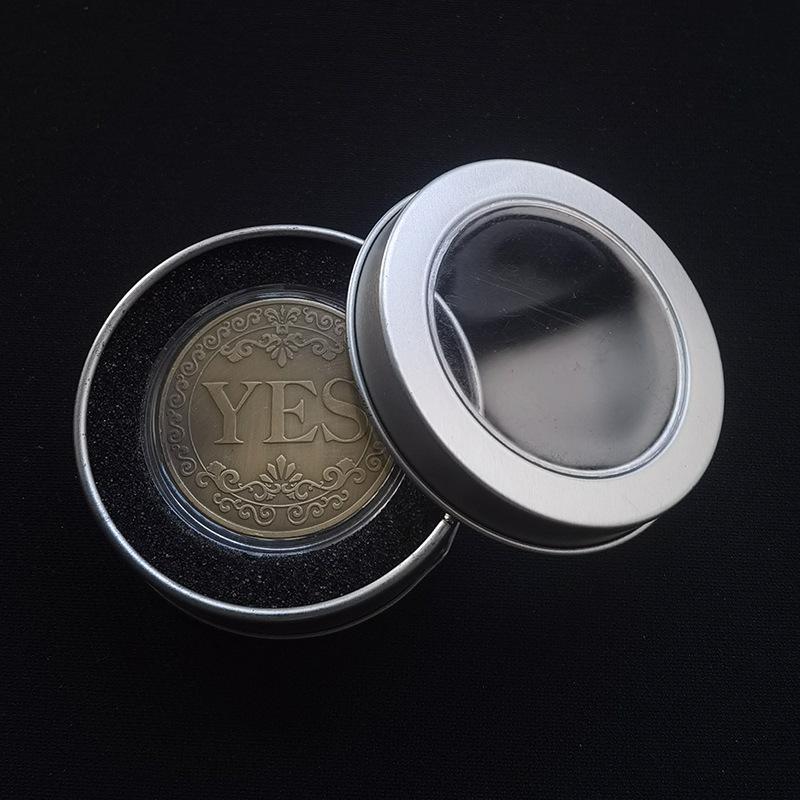 Tinplate, commemorative coin storage box, metal commemorative medal collection box, packaging iron box, diameter 45mm, coin tool box
