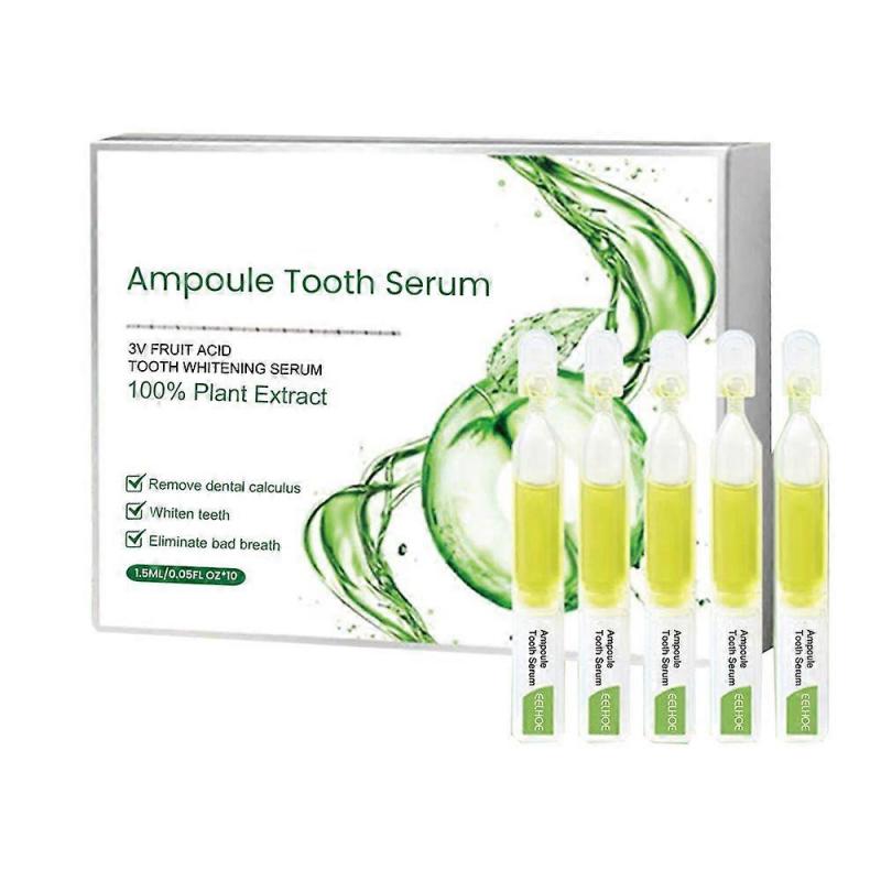 2 Box Fruit Acid Ampoule Toothpaste Tooth Serum Ampoule Essence Toothpaste Fruit Acid Teeth Whitening Essence Tooth Care Essence
