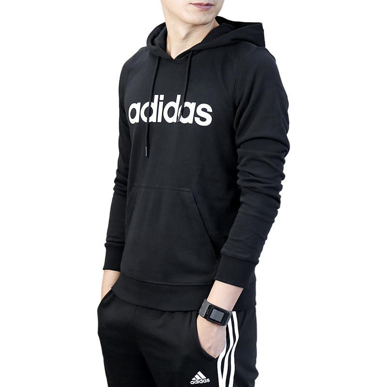 adidas Sweatshirts Men's Black Hooded Moderate Other CW2471