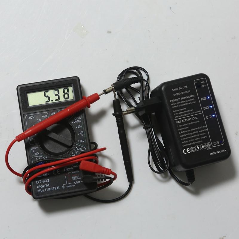 Rechargeable 4000mAh 5V 9V 12V 1A UPS Backup Power Supply Adapter 5.5x2.1mm Output for Wireless Router IP Camera