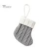 Xmas Tree Hanging Decorations Christmas Tableware Holder, Knitted Stockings Spoon Knife Fork Decorative Pendants for Trees Bag Fireplace, Tree,