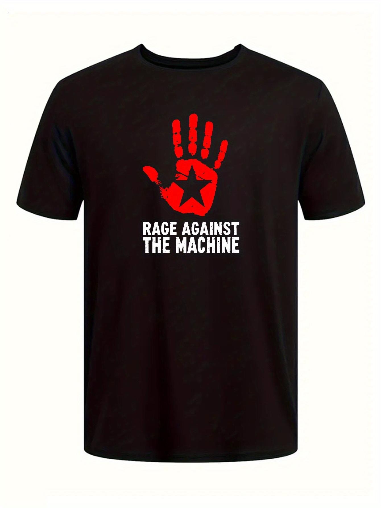 611 Cotton Blend Graphic T-shirt -  Rage Against The Machine  Bold Print S