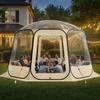VEVOR Pop up Bubble Tent, 3.36 x 3.45 m Waterproof & UV-Resistant, Clear Camping Tent Shelter, Outdoor Garden Dome Igloo Tents with Windows