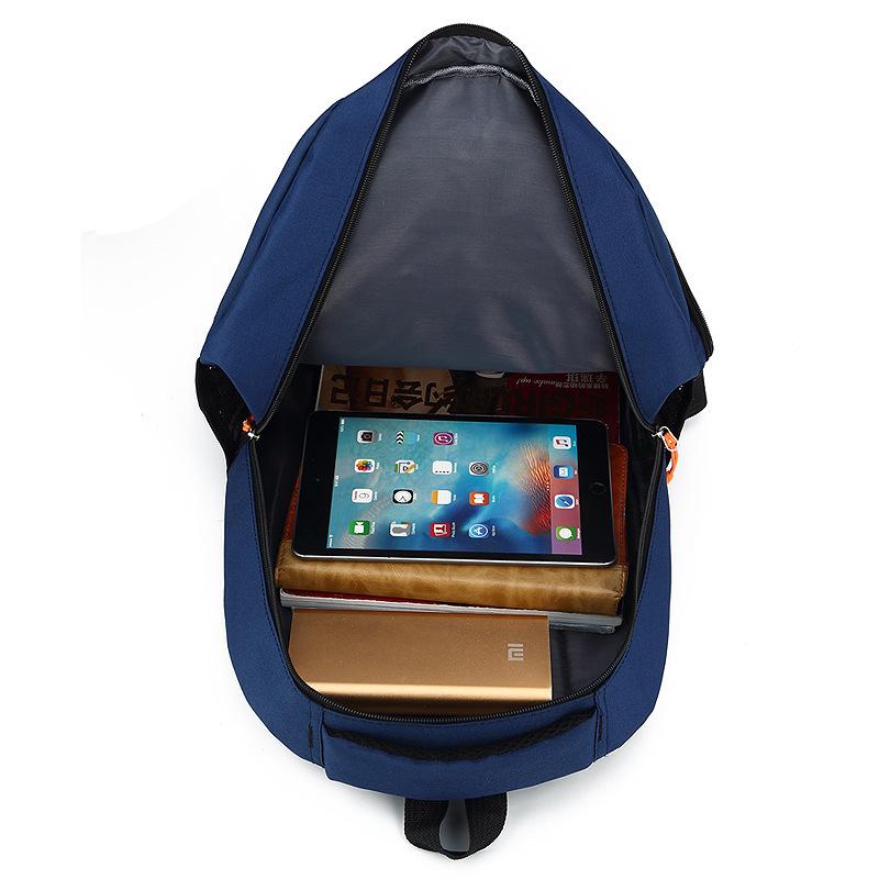 Student School Bag Korean Style Casual Unisex Backpack Letter Print Outdoor Water-Repellent Laptop Business Backpack