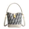 New Niche Design Simple Canvas Bucket Bag Versatile Large Capacity Commuter Portable Shoulder Messenger Bag Handbags