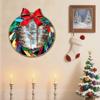Christmas Mirror Decorative Pendants, Hole-free Mirror Wall Decorations, Reflective Decorative Mirror Stickers