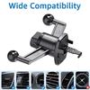 17mm Dual Ball Head Base for Car Mobile Phone Stand Air Outlets Clip Mount Universal Car Air Vent Cellphone Bracket Accessories