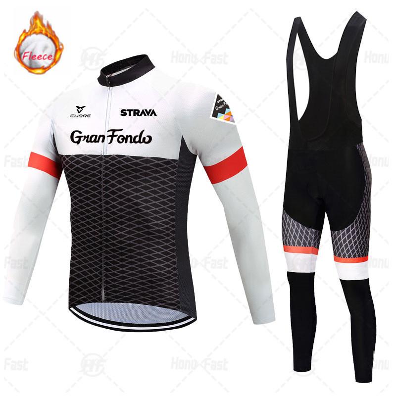 2026 Winter Fleece Bike Jersey Tour De France Version Men's Cycling Jersey Long-sleeved Winter Cycling Jersey